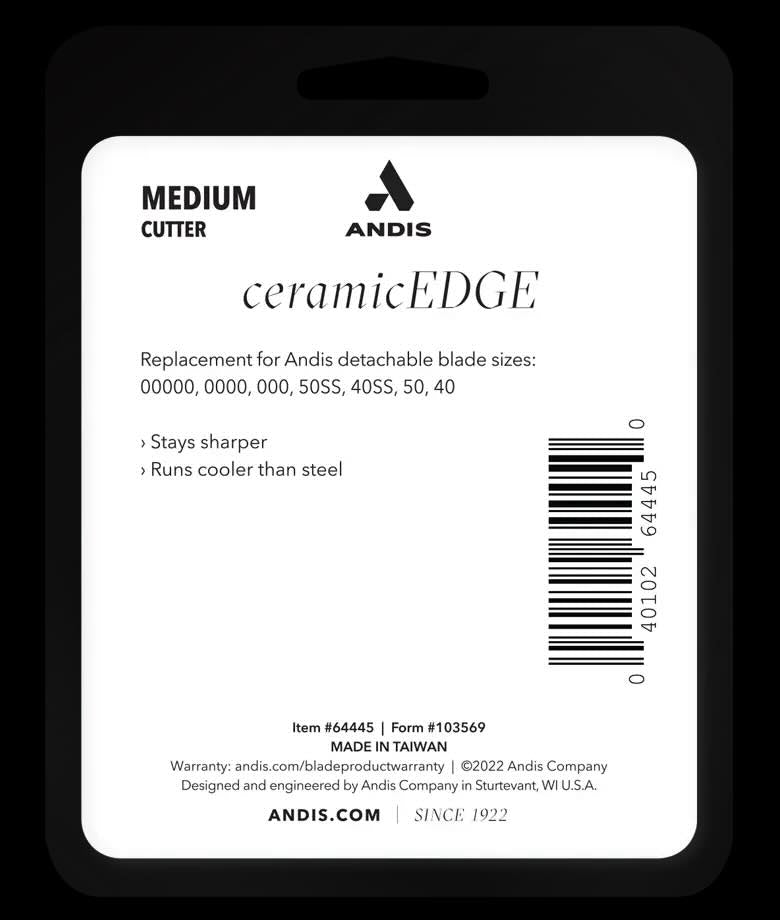 CERAMICEDGE® DETACHABLE BLADE MEDIUM CUTTER