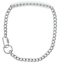 Chain Goat Collar with Rubber Grip, 22"