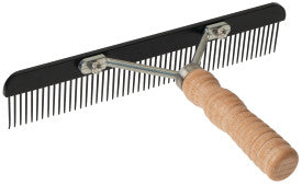 Teflon Show Comb, Wood Handle