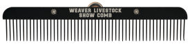 Teflon Show Comb, Wood Handle