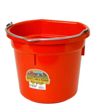 20 QT Flat Back Bucket
