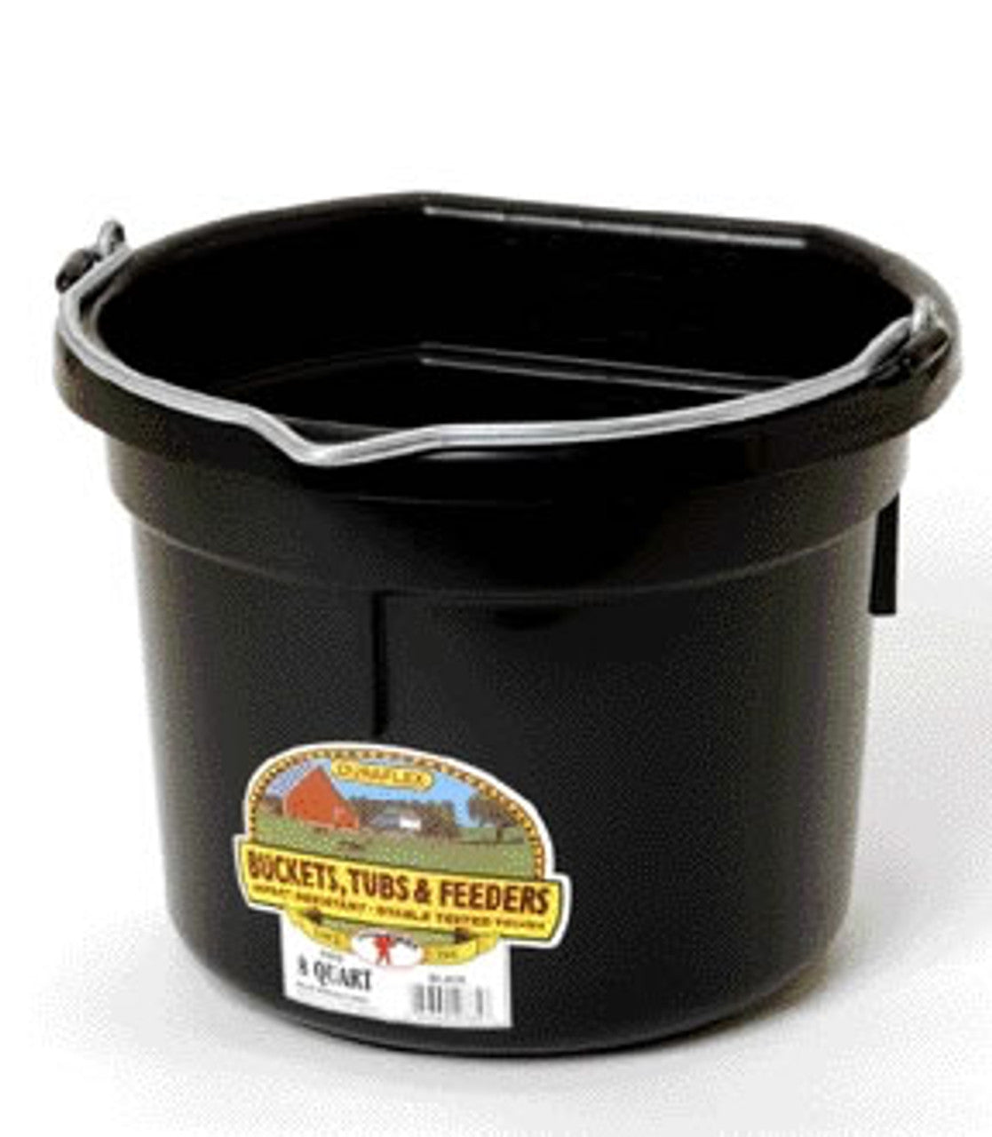 20 QT Flat Back Bucket