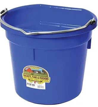 20 QT Flat Back Bucket