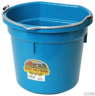 20 QT Flat Back Bucket