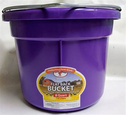 20 QT Flat Back Bucket