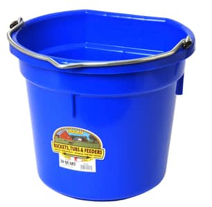 20 QT Flat Back Bucket