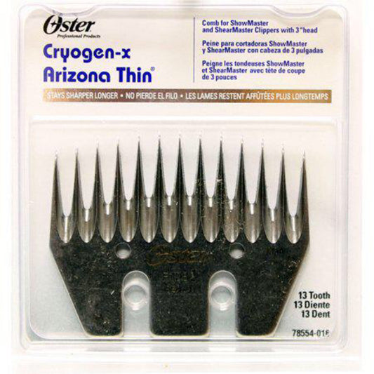13-Tooth Arizona Thin Comb